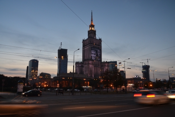 ulice w Warszawie pałac kultury i nauki